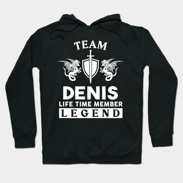 Denis Name T Shirt - Denis Life Time Member Legend Gift Item Tee Hoodie by unendurableslemp118